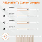 Curtain Rod Set for Windows 28 to 60 Inch - Image 5