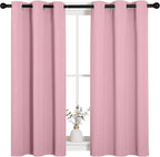 NICETOWN Bedroom Curtain Panels Blackout Draperies, Thermal Insulated Solid - Image 2