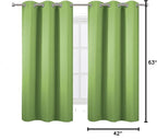 LEMOMO Light Green Bedroom Blackout Curtains - Image 9