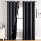 ChrisDowa 100% Blackout Curtains 102 inch Long by ChrisDowa
