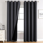 ChrisDowa 100% Blackout Curtains 80 inch Long by ChrisDowa