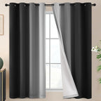 SimpleHome Ombre 100% Blackout Curtains by SimpleHome
