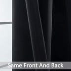 Yakamok Functional Thermal Insulated Eyelet Top Room Darkening Curtain Panels - Image 6