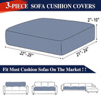 Couch Cushion Covers Seat Cushion Cover Stretch Couch Cover Separate Sectional - Image 6