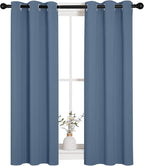 NICETOWN Thermal Insulated Curtains Blackout Draperies, Window Treatment Solid - Image 2