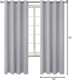 BGment Room Darkening Curtains 72 Inches Long - Image 9