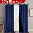 NICETOWN 100% Blackout Blinds, Laundry Room Decor Window Treatment Curtains - Image 2