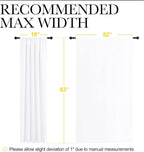 NICETOWN Bedroom Window Curtain Panels - Image 8