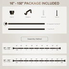 Lootkell Modern Brown Curtain Rods - Image 9