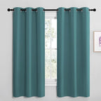NICETOWN Kitchen Blackout Curtains 48 inches Long, Thermal Insulated Solid by NICETOWN
