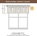 Chyhomenyc Cream Sheer Valances - Image 8