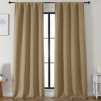 Simplebrand Taupe Blackout Curtains by Simplebrand