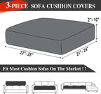 Couch Cushion Covers Seat Cushion Cover Stretch Couch Cover Separate Sectional - Image 6