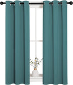 NICETOWN Bedroom Curtain Panels Blackout Draperies, Thermal Insulated Solid - Image 2