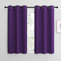 NICETOWN Purple Kitchen Blackout Curtains, Home Decoration Thermal Insulated by NICETOWN