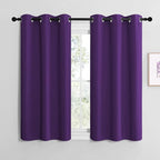 NICETOWN Purple Kitchen Blackout Curtains, Home Decoration Thermal Insulated by NICETOWN