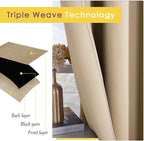 NICETOWN Room Darkening Draperies Window Curtain Panels, Thermal Insulated - Image 4