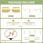 5/8” Diameter Curtain Rods 30-45 Inch, - Image 2