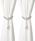 SUQ I OME 1 Pair of Luxury Pearl Beaded Magnetic Curtain Tieback and Holdback by SUQIOME