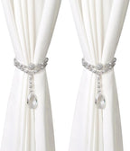 SUQ I OME 1 Pair of Luxury Pearl Beaded Magnetic Curtain Tieback and Holdback by SUQIOME