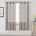 H.VERSAILTEX Linen Curtains Flax Linen Blended Curtain Panels by HVERSAILTEX