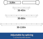 Curtain Rods 5/8 inch Curtain Rods - Image 2