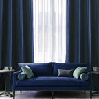 MIULEE 2 Panels Blackout Velvet Curtains Solid Soft Grommet Royal Blue Curtains - Image 6
