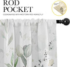 Emvency 4 Pack Valances Window Treatments, 52x18 Inch Rod Pocket Valances - Image 6