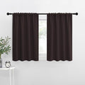 NICETOWN RV Blackout Curtains for Camper Windows, Toffee Brown, Kitchen Curtains by NICETOWN