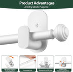 KAMANINA Curtain Rods No Drilling - Image 9