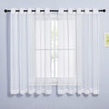 NICETOWN Sheer Curtains for Bedroom Windows 63 inch Length, Grommet Casual by NICETOWN