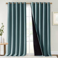 NICETOWN Aqua 100% Blackout Curtains by NICETOWN