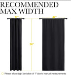 NICETOWN Short Curtains 36 inches Long, Kitchen Window Curtains Over Sink - Image 7