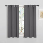 NICETOWN Grey Blackout Curtain Panels - Image 2