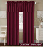 H.VERSAILTEX Blackout Valances for Windows, Kitchen Valance Curtains for Living - Image 3
