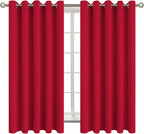 BGment Room Darkening Curtains 63 Inches Long by BGment
