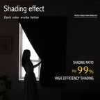 Blackout Curtains for Bedroom Stick On Curtains Window Shades Pull Down - Image 4