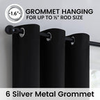 SimpleHome 100% Blackout Curtains - Image 5