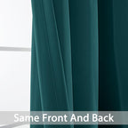 Yakamok Blackout Curtains for Bedroom 2 Panels Set 72 Inch Length Thermal - Image 3