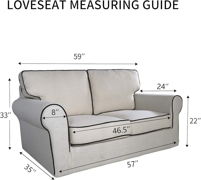 PureFit Super Stretch Sofa Slipcover – Spandex Non Slip Soft Couch Sofa Cover - Image 6