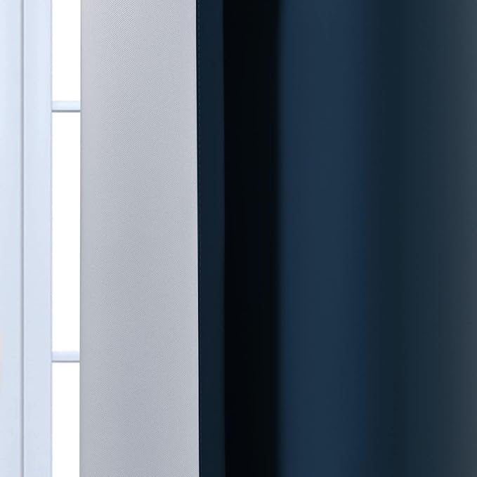 Yakamok Room Darkening Ombre Curtains 84 Inch Length, Light Blocking Grommet - Image 7
