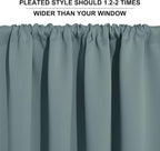 RYB HOME Cafe Blackout Curtains 24 inch Length, RV Curtains - Image 4