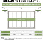 5/8” Diameter Curtain Rods 30-120 Inch, - Image 2