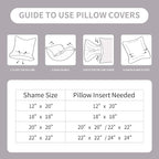 Velvet Throw Pillow Covers 22×22 Inch Decorative Pillows Cover Neutral Soft - Image 6