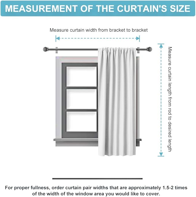 RYB HOME 54 inch Blackout Curtains - Image 8