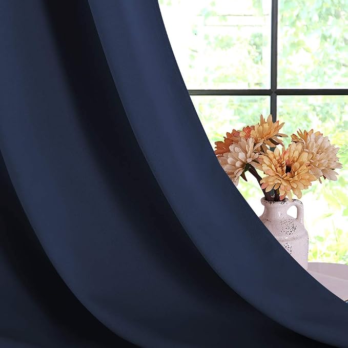NICETOWN Blackout Curtain Panels, 1 Pair, 42 by 80-inch, Window Treatment - Image 6