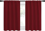 NICETOWN 36 inch Curtains for Small Windows, Thermal Insulated Privacy Short - Image 2