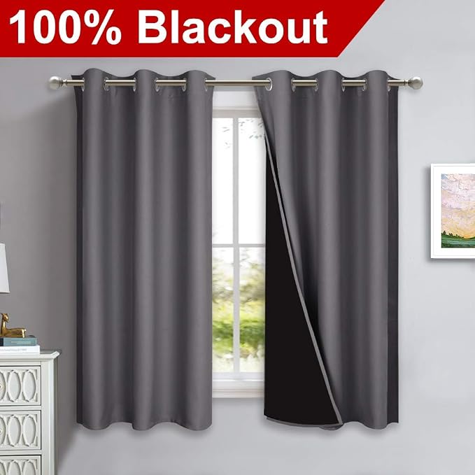 NICETOWN 100% Blackout Curtains - Image 2