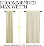 NICETOWN Blackout Curtains for Living Curtains, Window Treatment Thermal - Image 7
