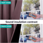 NICETOWN Thermal Insulated 100% Blackout Curtains, Noise Reducing Performance - Image 4